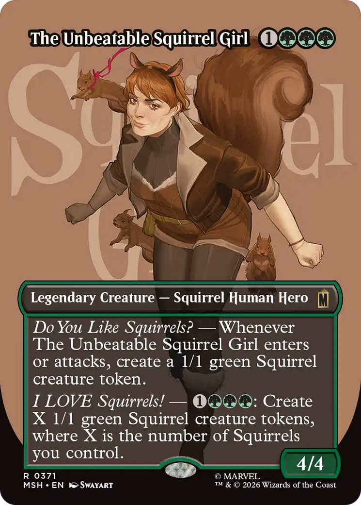 The Unbeatable Squirrel Girl (Borderless) [Marvel Super Heroes] | L.A. Mood Comics and Games