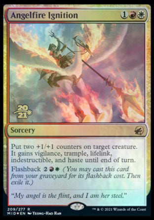 Angelfire Ignition [Innistrad: Midnight Hunt Prerelease Promos] | L.A. Mood Comics and Games