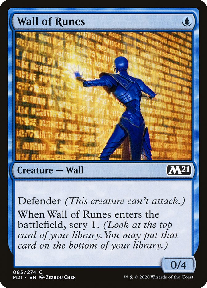 Wall of Runes [Core Set 2021] | L.A. Mood Comics and Games
