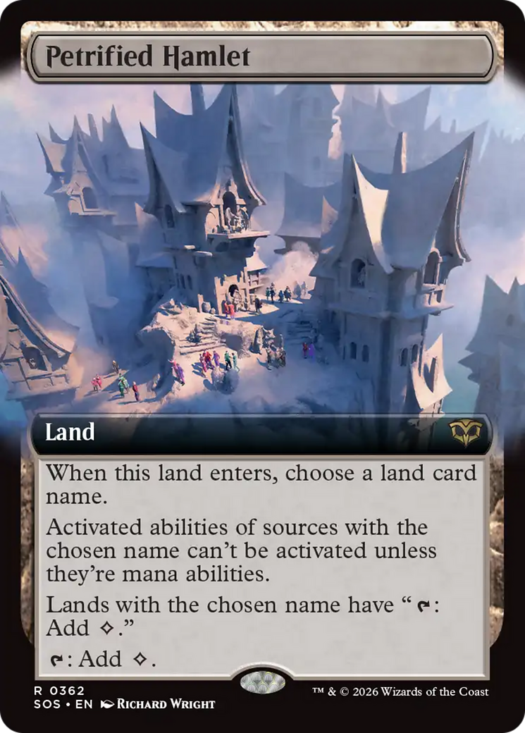 Petrified Hamlet (Extended Art) [Secrets of Strixhaven] | L.A. Mood Comics and Games