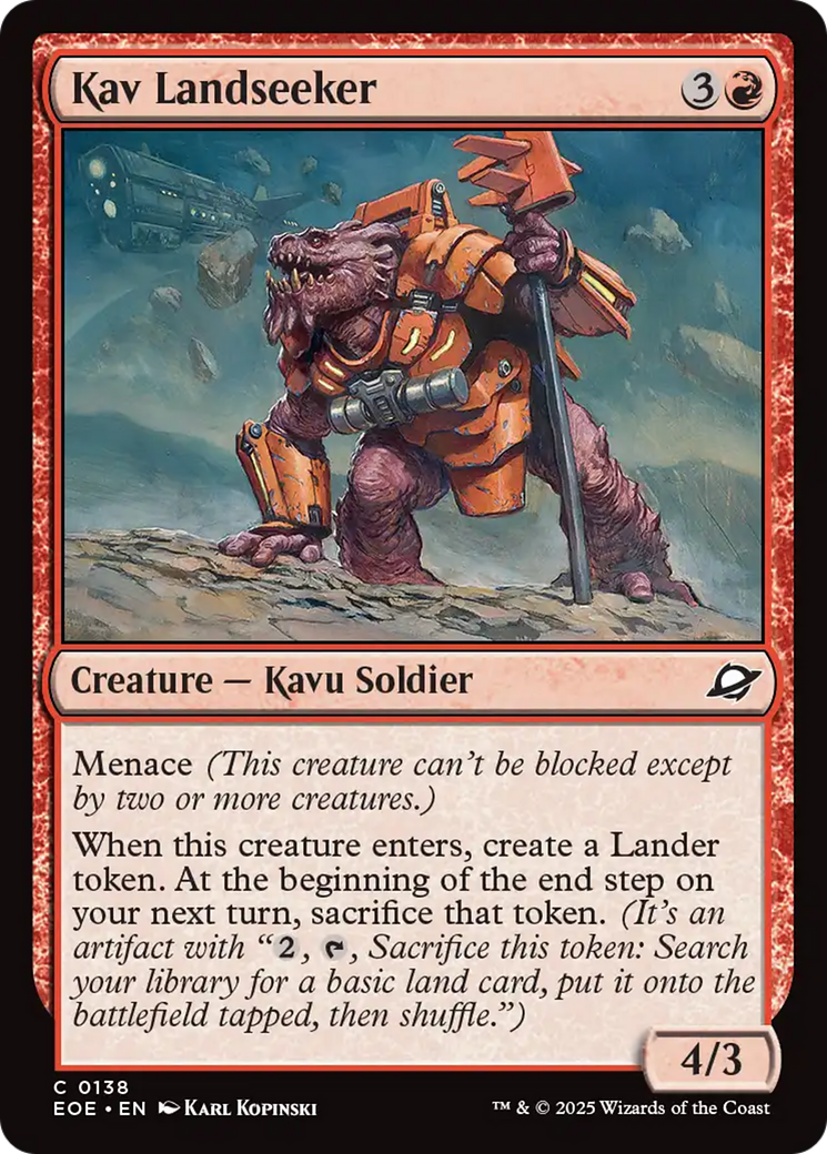 Kav Landseeker [Edge of Eternities] | L.A. Mood Comics and Games