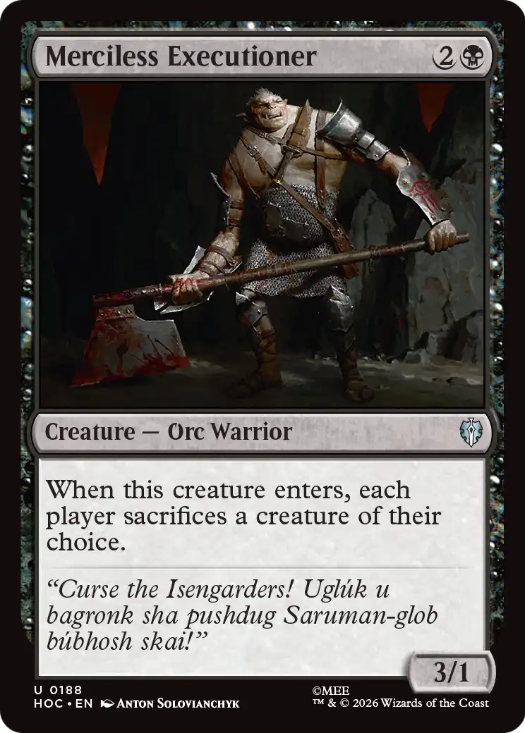 Merciless Executioner [The Hobbit: Eternal-Legal] | L.A. Mood Comics and Games