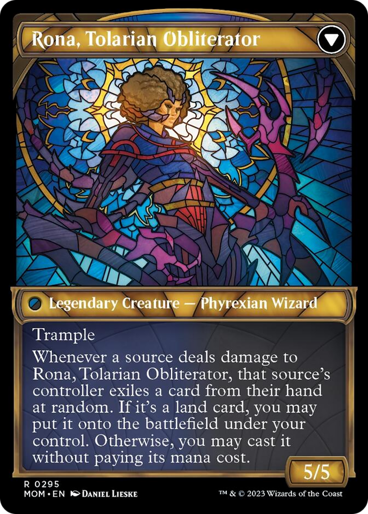 Rona, Herald of Invasion // Rona, Tolarian Obliterator (Showcase Planar Booster Fun) [March of the Machine] | L.A. Mood Comics and Games