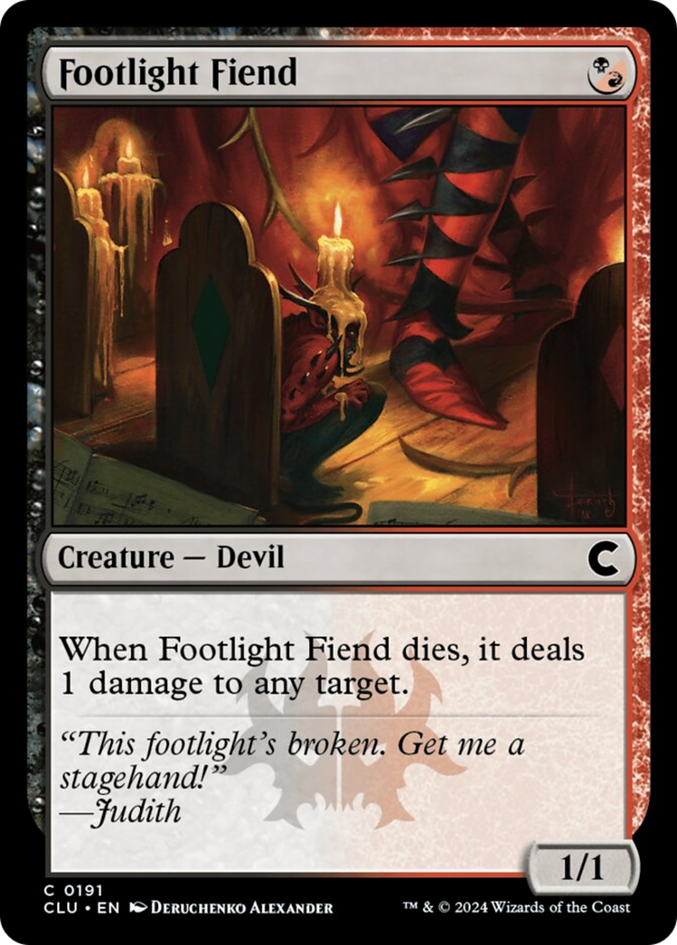 Footlight Fiend [Ravnica: Clue Edition] | L.A. Mood Comics and Games