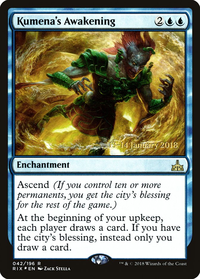 Kumena's Awakening [Rivals of Ixalan Prerelease Promos] | L.A. Mood Comics and Games