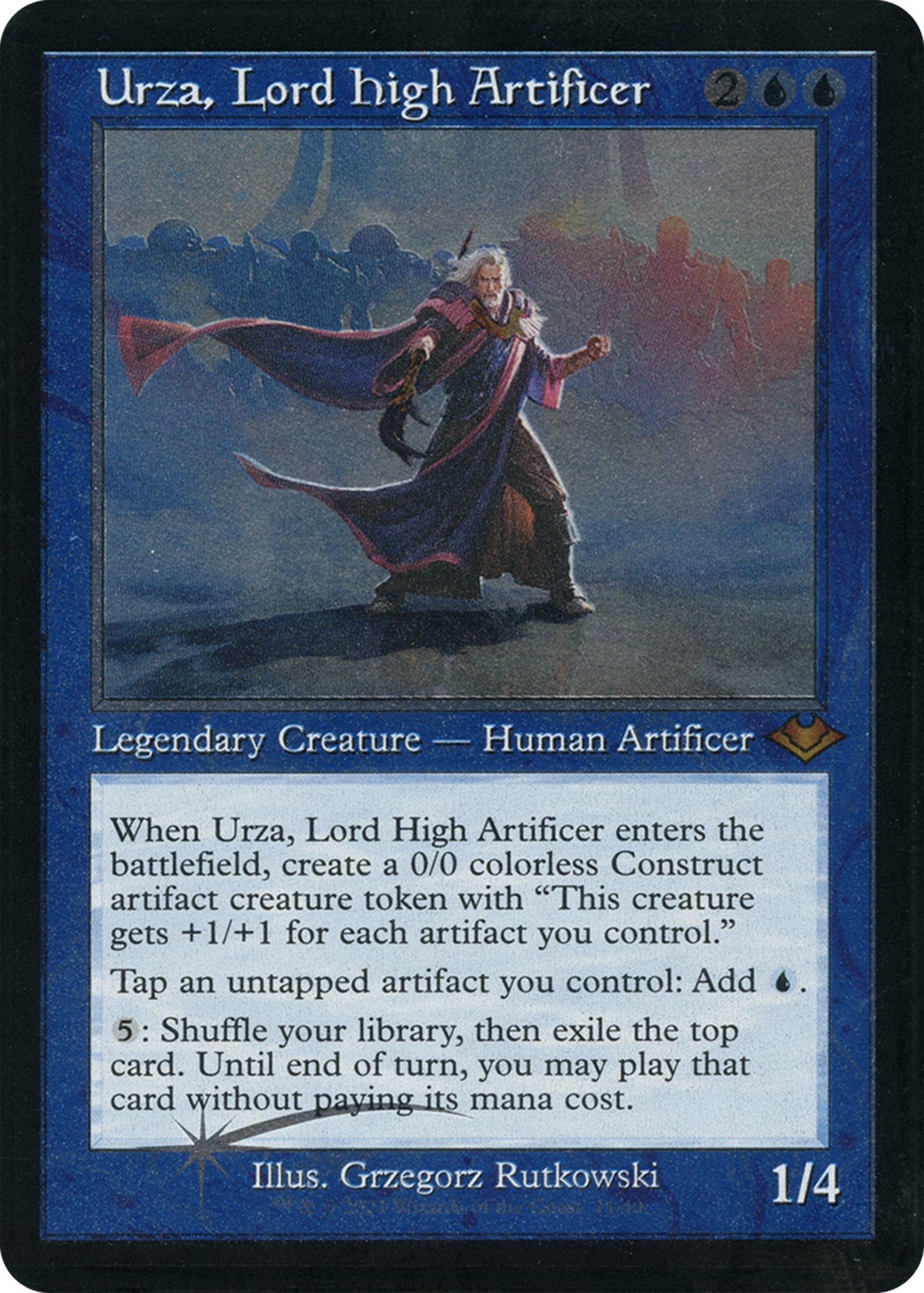 Urza, Lord High Artificer (Retro Foil Etched) [Modern Horizons] | L.A. Mood Comics and Games