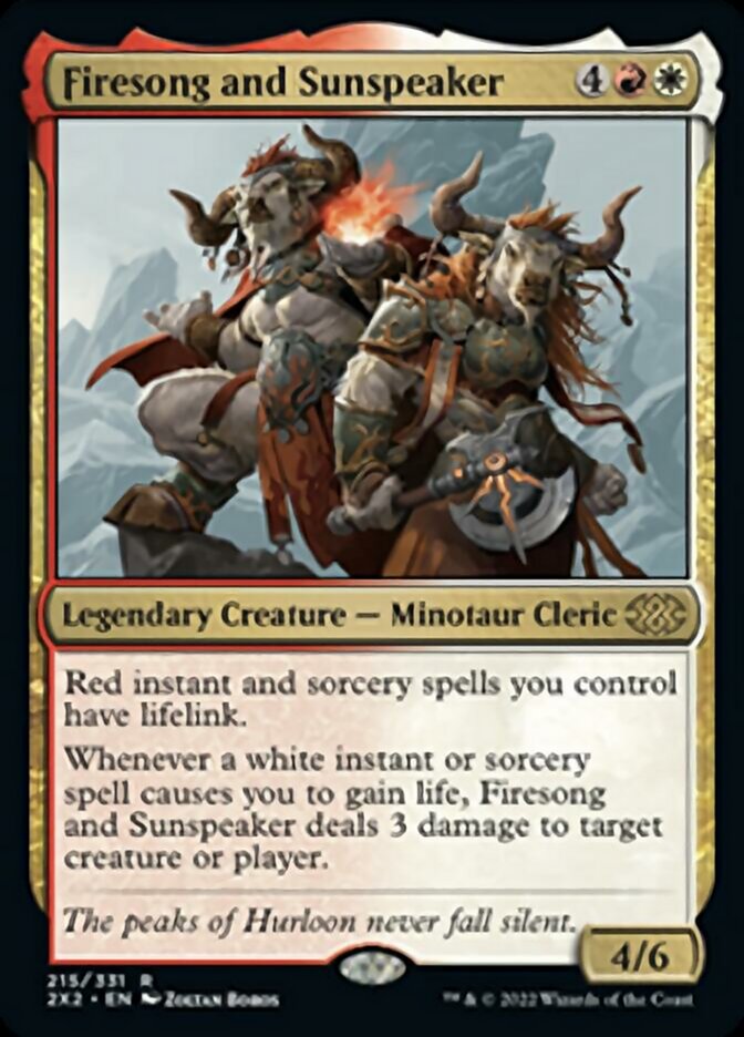 Firesong and Sunspeaker [Double Masters 2022] | L.A. Mood Comics and Games