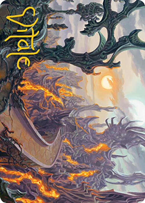 Drossforge Bridge Art Card (Gold-Stamped Signature) [Modern Horizons 2 Art Series] | L.A. Mood Comics and Games