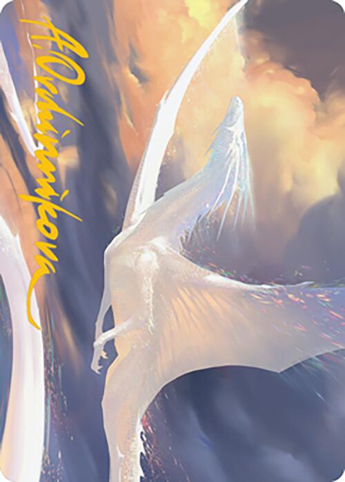Timeless Dragon Art Card (Gold-Stamped Signature) [Modern Horizons 2 Art Series] | L.A. Mood Comics and Games