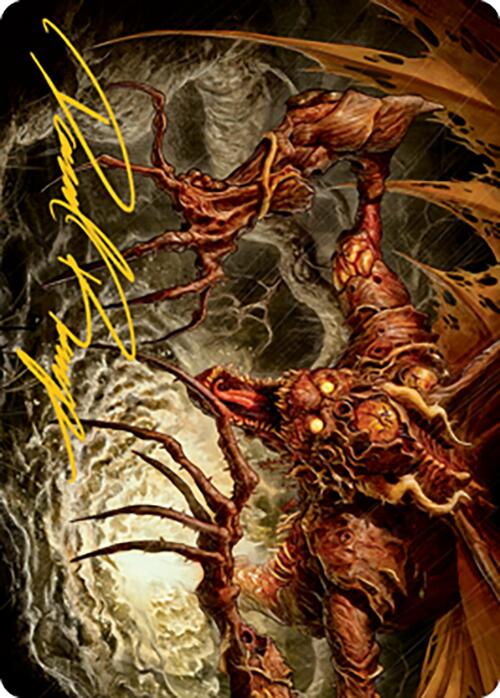 Archfiend of Sorrows Art Card (Gold-Stamped Signature) [Modern Horizons 2 Art Series] | L.A. Mood Comics and Games