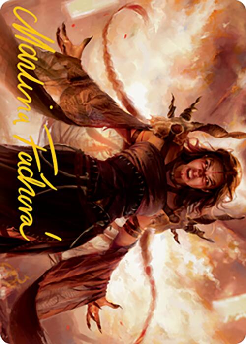 Dragon's Rage Channeler Art Card (Gold-Stamped Signature) [Modern Horizons 2 Art Series] | L.A. Mood Comics and Games