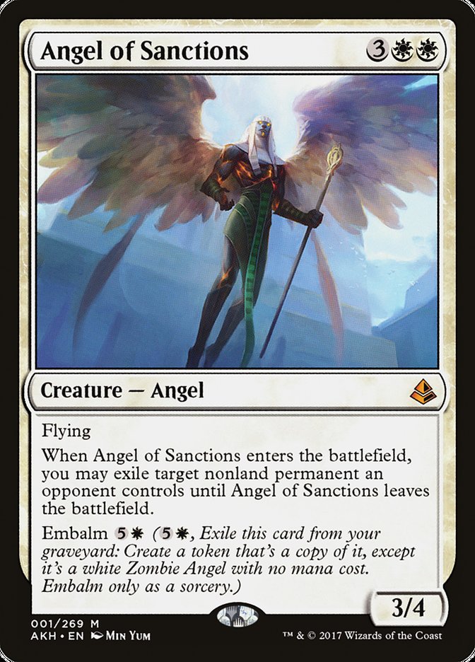 Angel of Sanctions [Amonkhet] | L.A. Mood Comics and Games