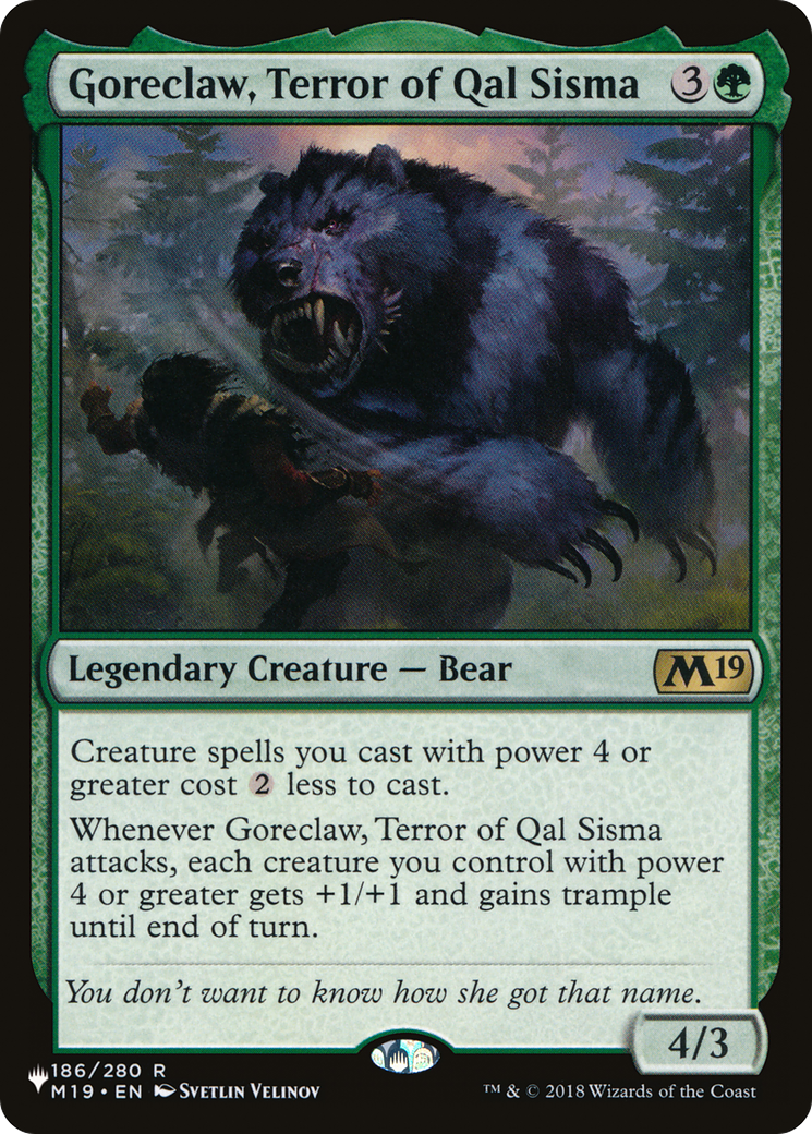 Goreclaw, Terror of Qal Sisma [The List] | L.A. Mood Comics and Games