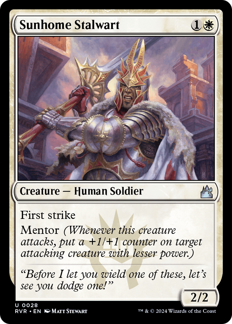 Sunhome Stalwart [Ravnica Remastered] | L.A. Mood Comics and Games