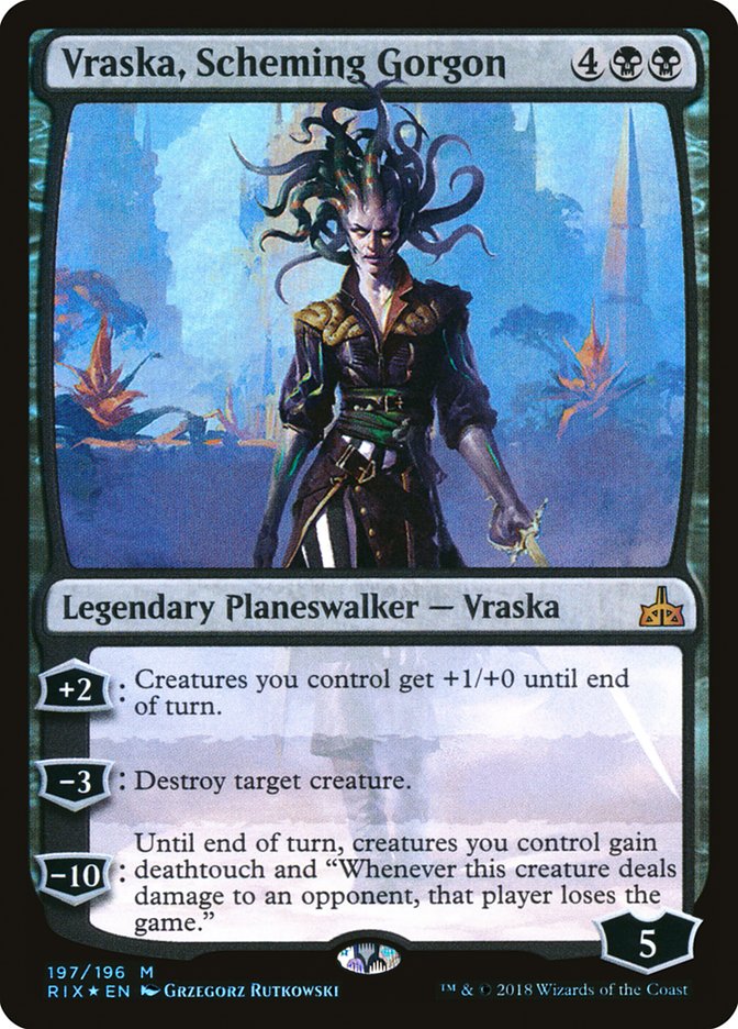 Vraska, Scheming Gorgon [Rivals of Ixalan] | L.A. Mood Comics and Games