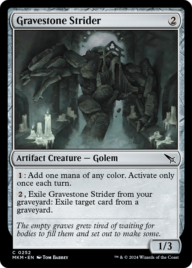 Gravestone Strider [Murders at Karlov Manor] | L.A. Mood Comics and Games