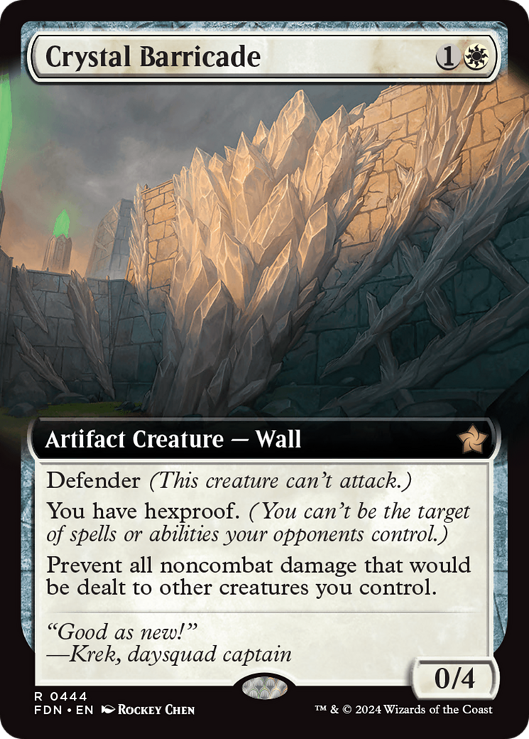 Crystal Barricade (Extended Art) [Foundations] | L.A. Mood Comics and Games