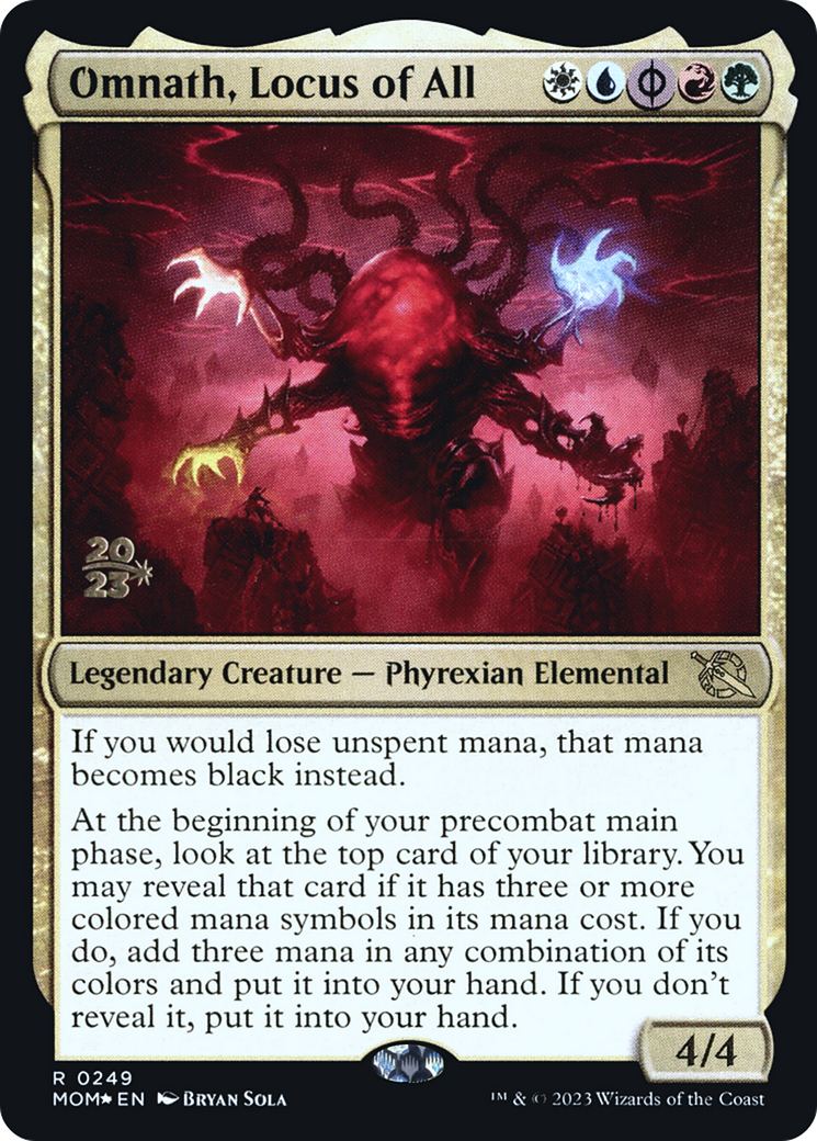 Omnath, Locus of All [March of the Machine Prerelease Promos] | L.A. Mood Comics and Games