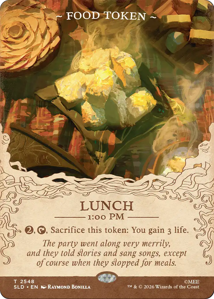Food Token (2548) [Secret Lair Drop Series] | L.A. Mood Comics and Games