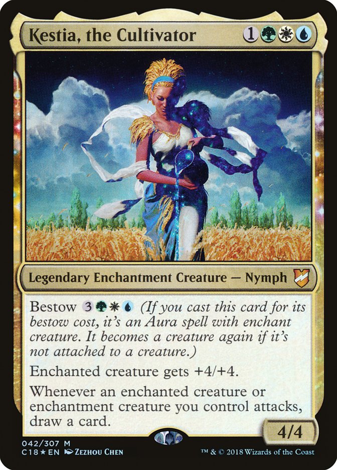 Kestia, the Cultivator [Commander 2018] | L.A. Mood Comics and Games