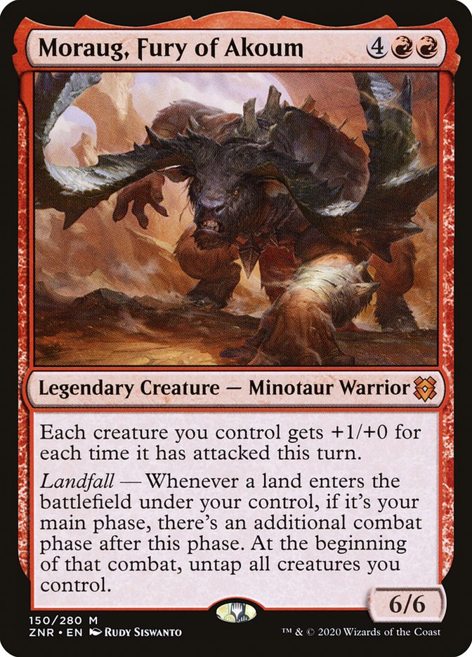 Moraug, Fury of Akoum [Zendikar Rising] | L.A. Mood Comics and Games