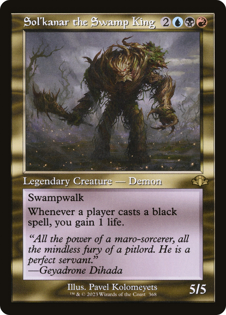 Sol'kanar the Swamp King (Retro) [Dominaria Remastered] | L.A. Mood Comics and Games