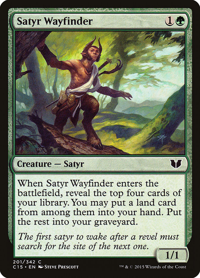Satyr Wayfinder [Commander 2015] | L.A. Mood Comics and Games