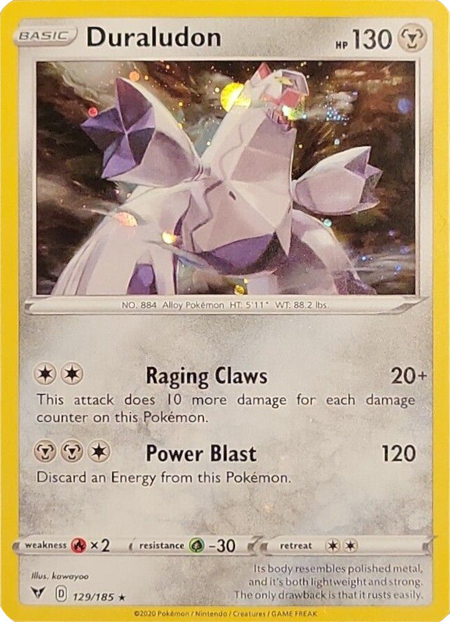 Duraludon (129/185) (Cosmos Holo) [Sword & Shield: Vivid Voltage] | L.A. Mood Comics and Games