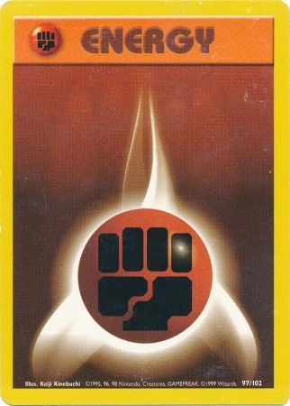 Fighting Energy (97/102) [Base Set Unlimited] | L.A. Mood Comics and Games