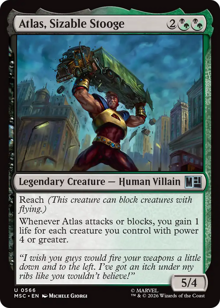 Atlas, Sizable Stooge [Marvel Super Heroes Commander] | L.A. Mood Comics and Games