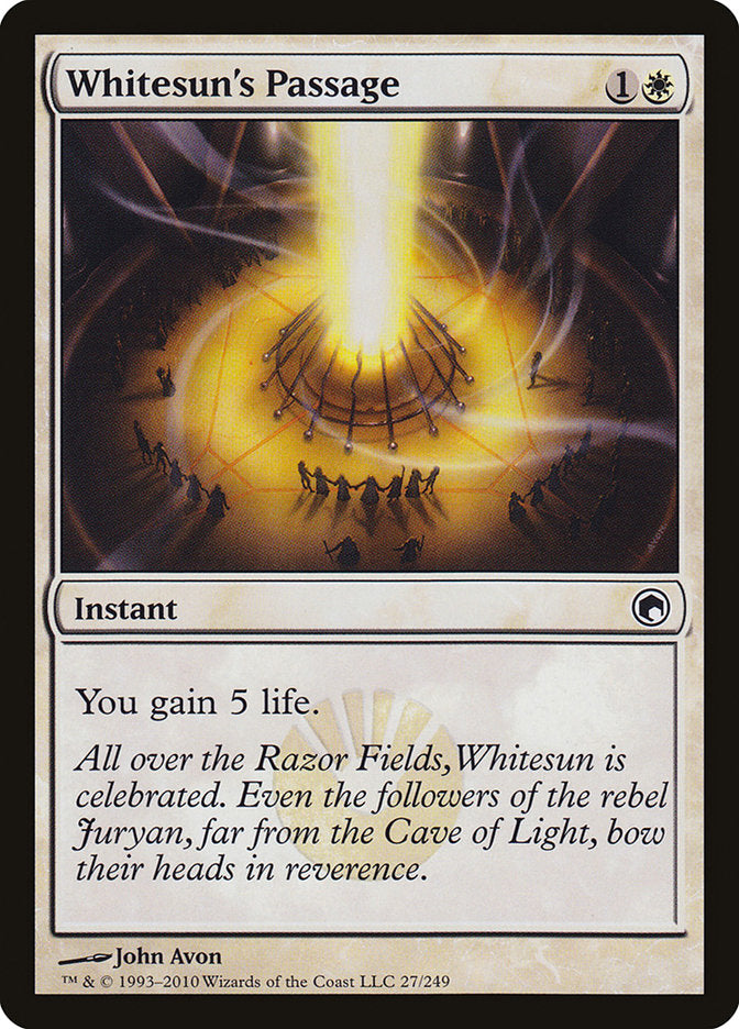 Whitesun's Passage [Scars of Mirrodin] | L.A. Mood Comics and Games