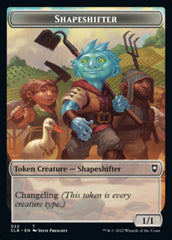 Shapeshifter (022) // Clue Double-Sided Token [Commander Legends: Battle for Baldur's Gate Tokens] | L.A. Mood Comics and Games