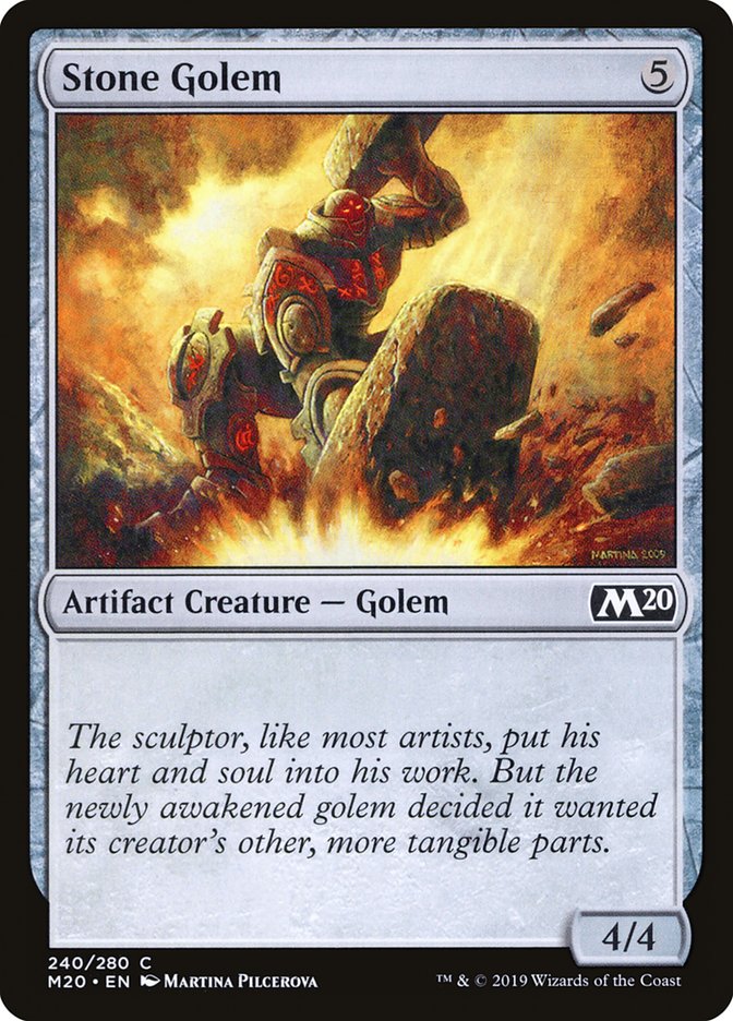 Stone Golem [Core Set 2020] | L.A. Mood Comics and Games