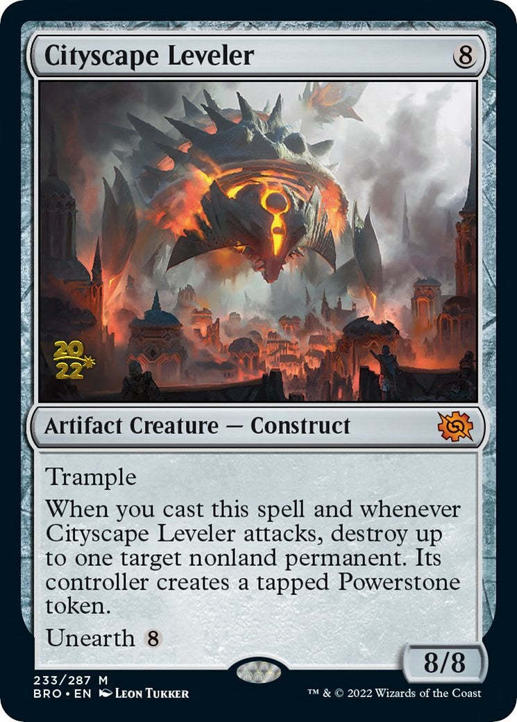 Cityscape Leveler [The Brothers' War Prerelease Promos] | L.A. Mood Comics and Games