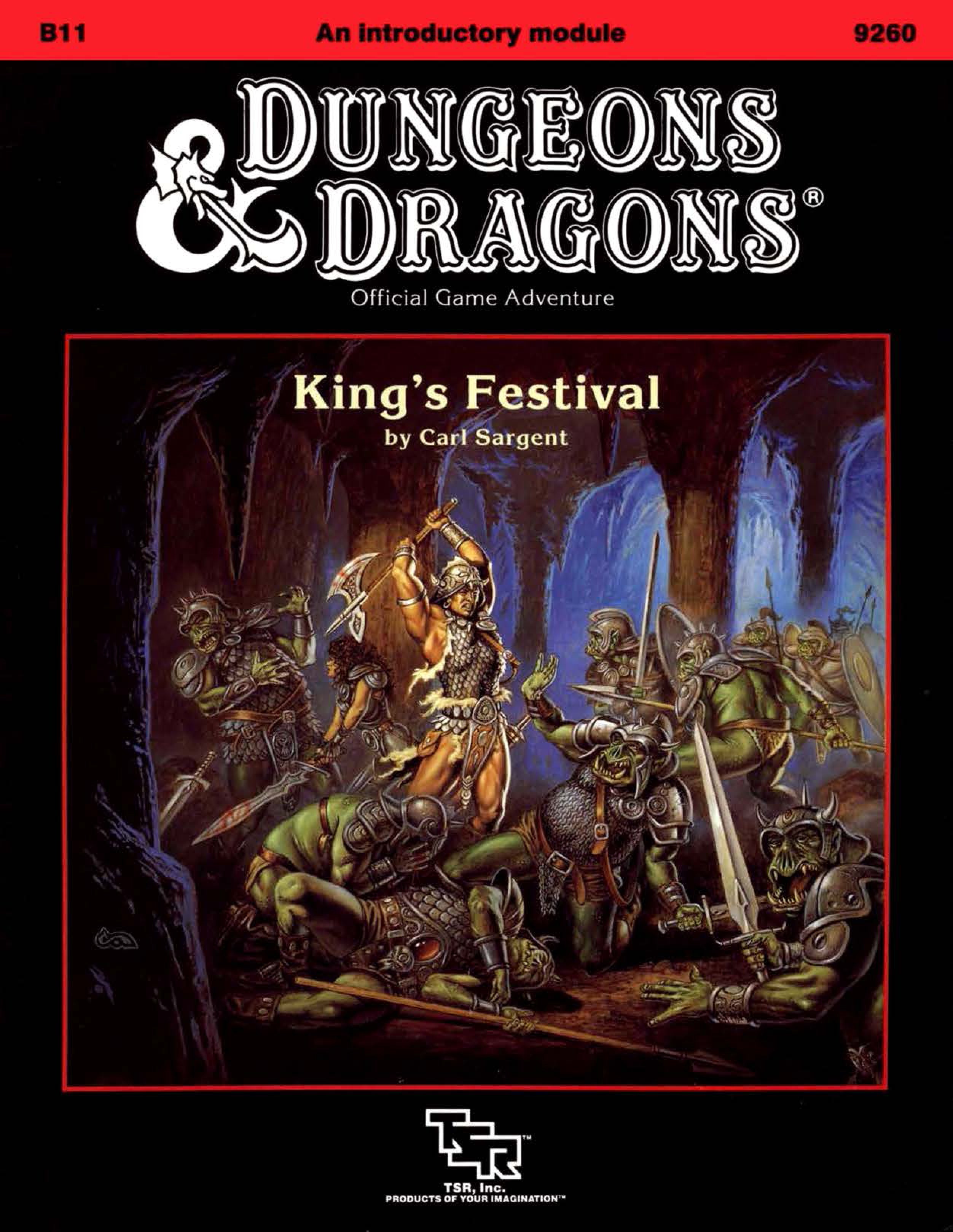 Dungeons & Dragons - King's Festival Module 1989 (USED) | L.A. Mood Comics and Games