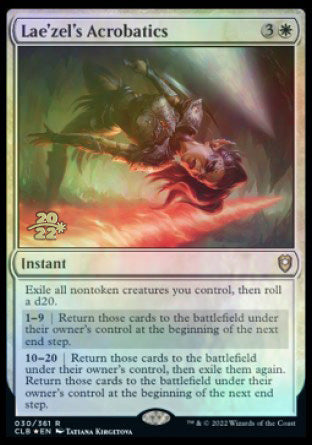Lae'zel's Acrobatics [Commander Legends: Battle for Baldur's Gate Prerelease Promos] | L.A. Mood Comics and Games