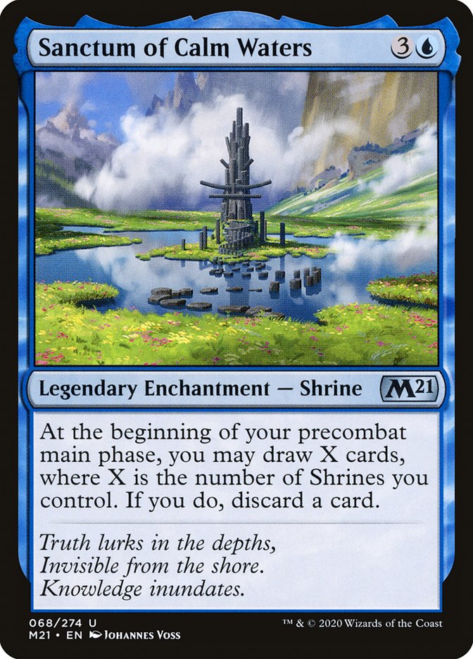 Sanctum of Calm Waters [Core Set 2021] | L.A. Mood Comics and Games