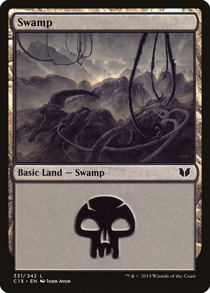 Swamp (331) [Commander 2015] | L.A. Mood Comics and Games