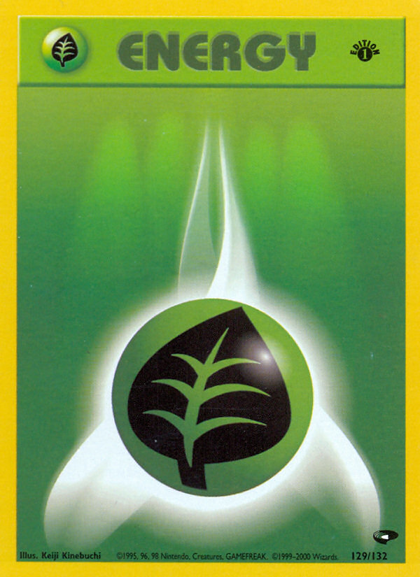 Grass Energy (129/132) [Gym Challenge 1st Edition] | L.A. Mood Comics and Games