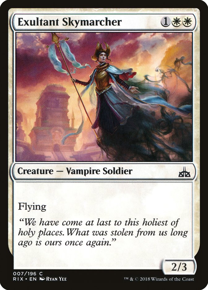 Exultant Skymarcher [Rivals of Ixalan] | L.A. Mood Comics and Games