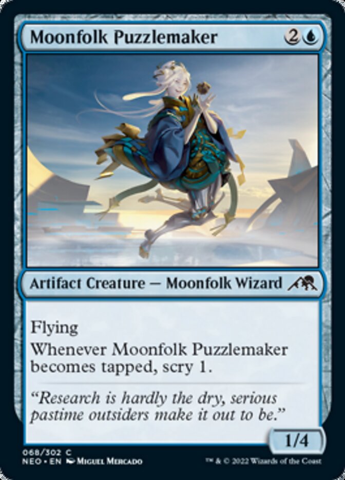 Moonfolk Puzzlemaker [Kamigawa: Neon Dynasty] | L.A. Mood Comics and Games