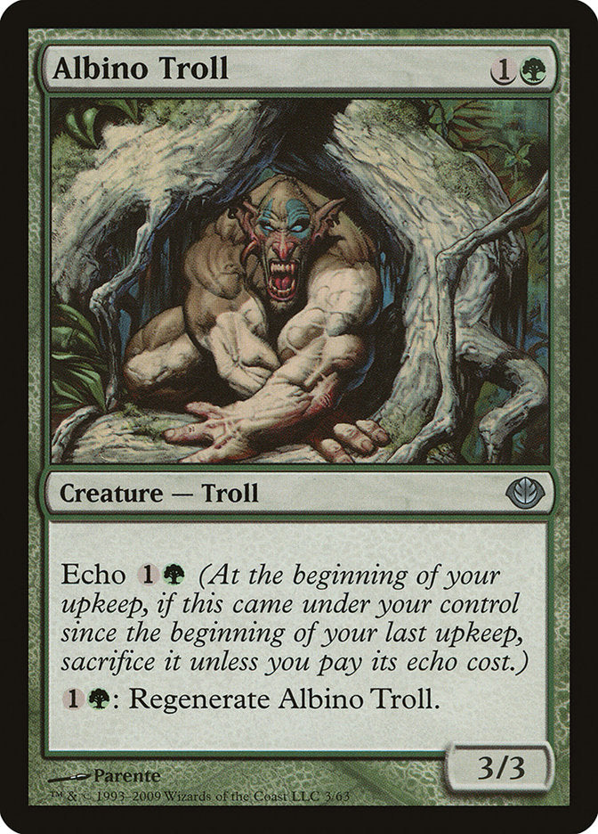 Albino Troll [Duel Decks: Garruk vs. Liliana] | L.A. Mood Comics and Games