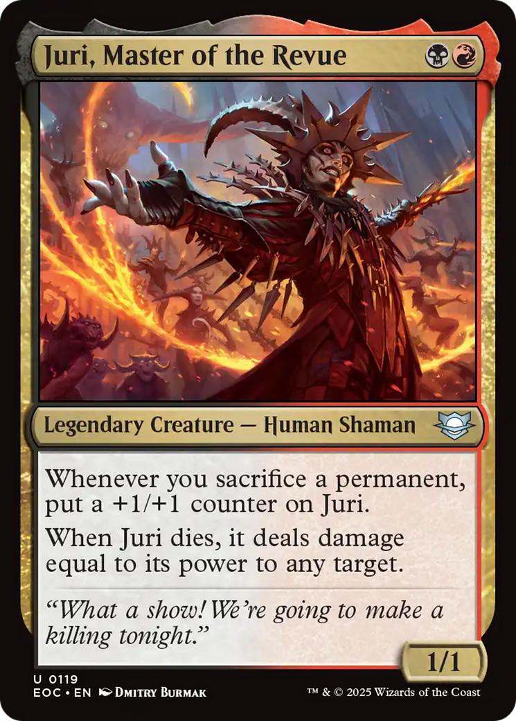 Juri, Master of the Revue [Edge of Eternities Commander] | L.A. Mood Comics and Games