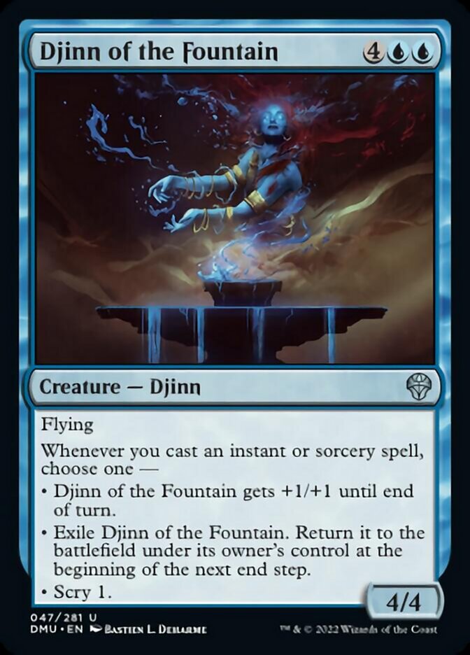 Djinn of the Fountain [Dominaria United] | L.A. Mood Comics and Games