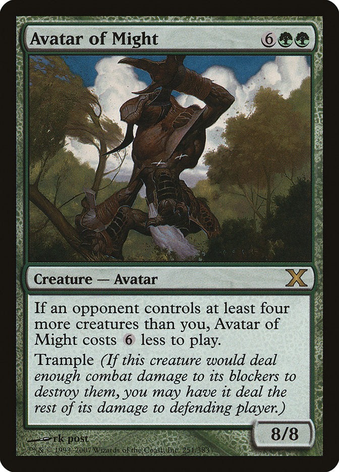 Avatar of Might [Tenth Edition] | L.A. Mood Comics and Games