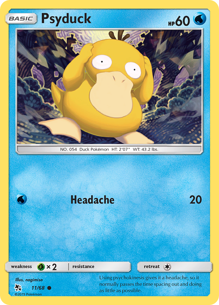 Psyduck (11/68) [Sun & Moon: Hidden Fates] | L.A. Mood Comics and Games