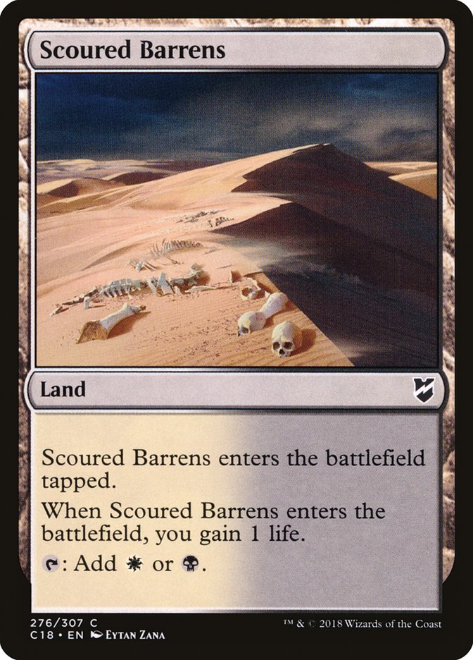 Scoured Barrens [Commander 2018] | L.A. Mood Comics and Games