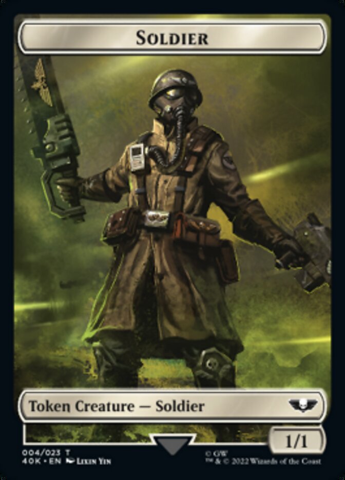 Soldier (004) // Arco-Flagellant Double-Sided Token (Surge Foil) [Warhammer 40,000 Tokens] | L.A. Mood Comics and Games
