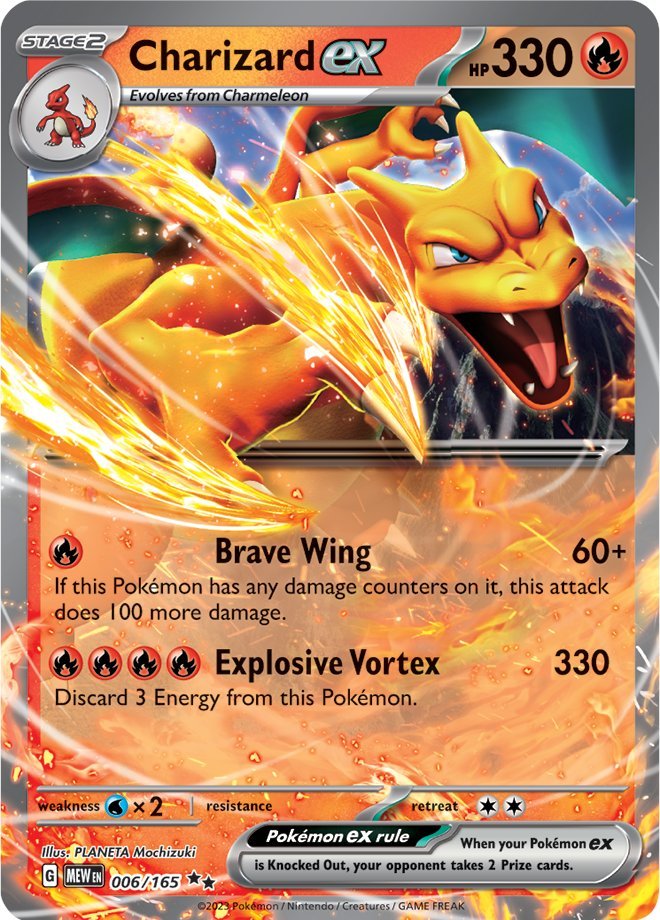 Charizard ex (006/165) [Scarlet & Violet 151] | L.A. Mood Comics and Games