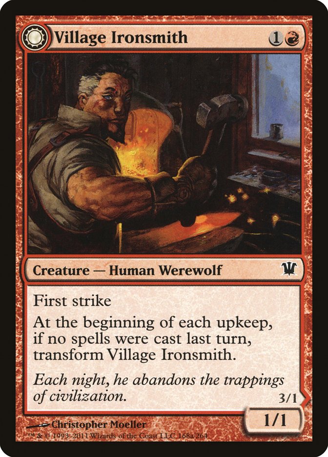 Village Ironsmith // Ironfang [Innistrad] | L.A. Mood Comics and Games